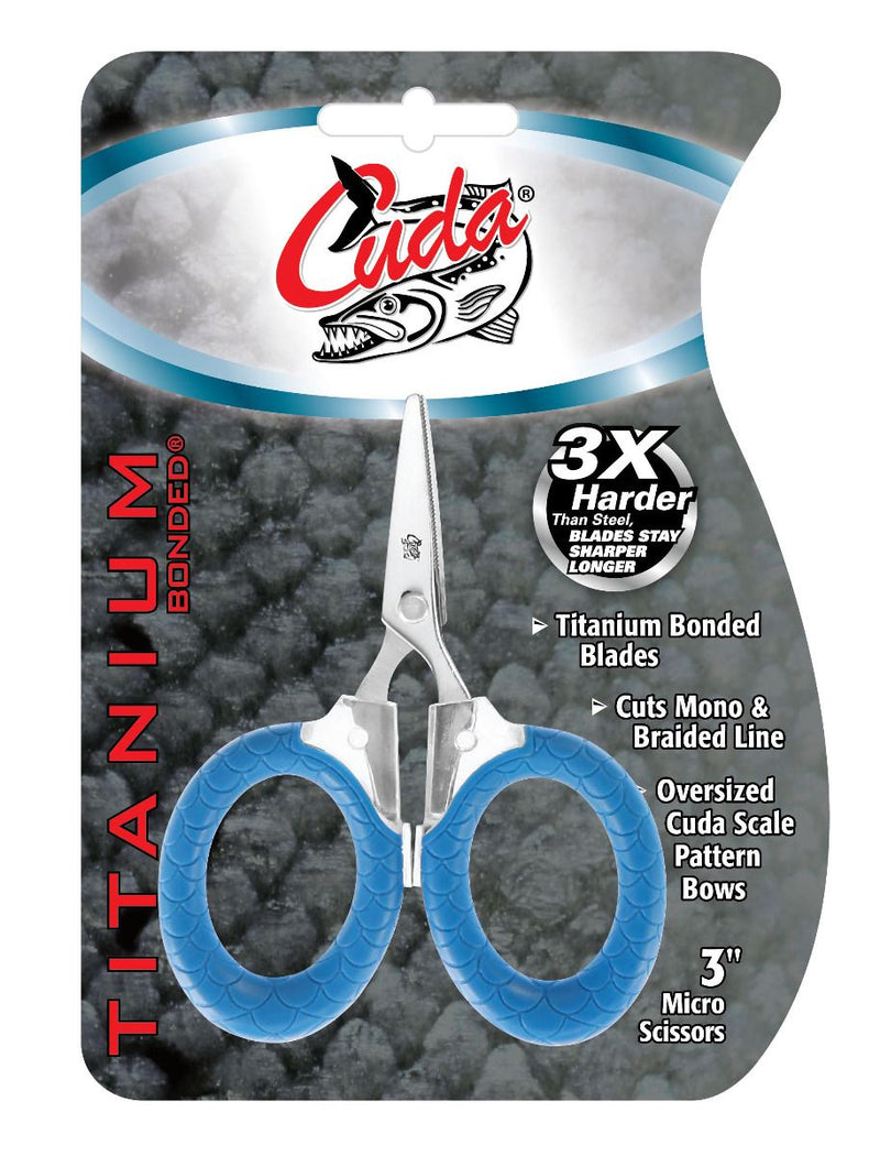 Cuda 3 Titanium Braid and Mono Scissors